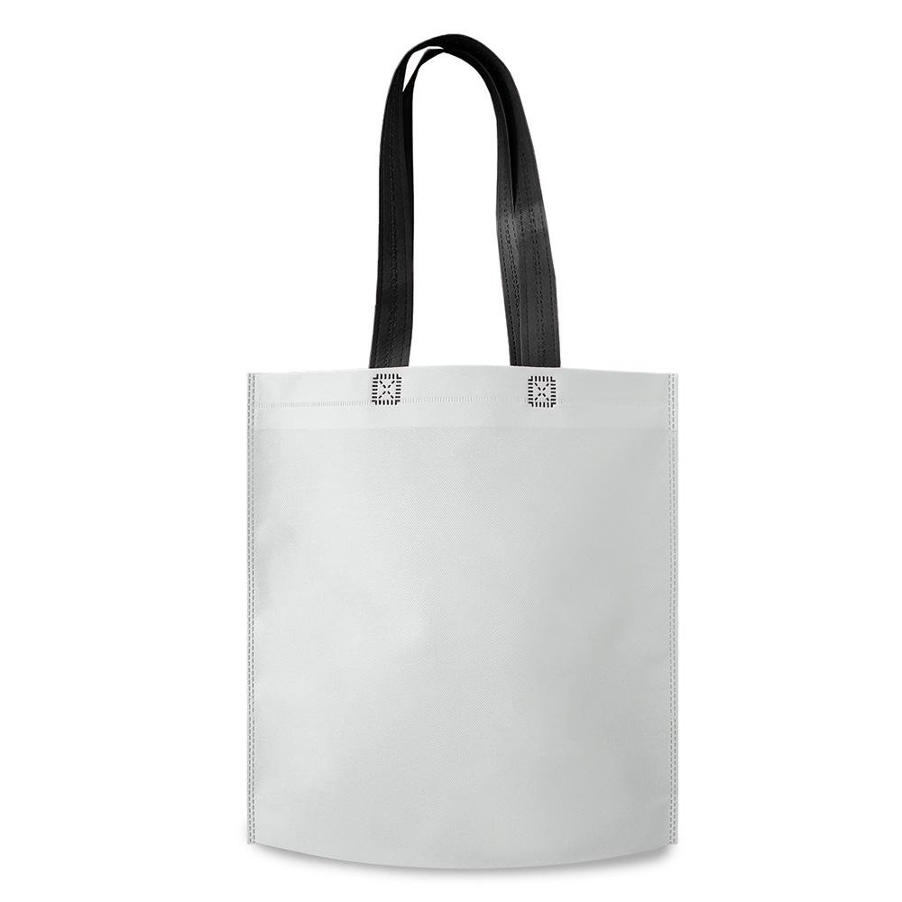 SACOLA TNT SPX-15318N-BCO/PRE NA COR BRANCO