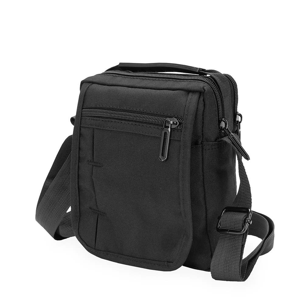 BOLSA DE OMBRO NYLON SPX-12095B-PRE/PRE NA COR PRETO
