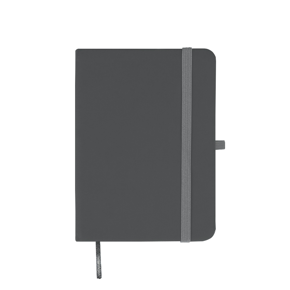 CADERNETA EMBORRACHADA SPX-12514N-CIN NA COR CINZA