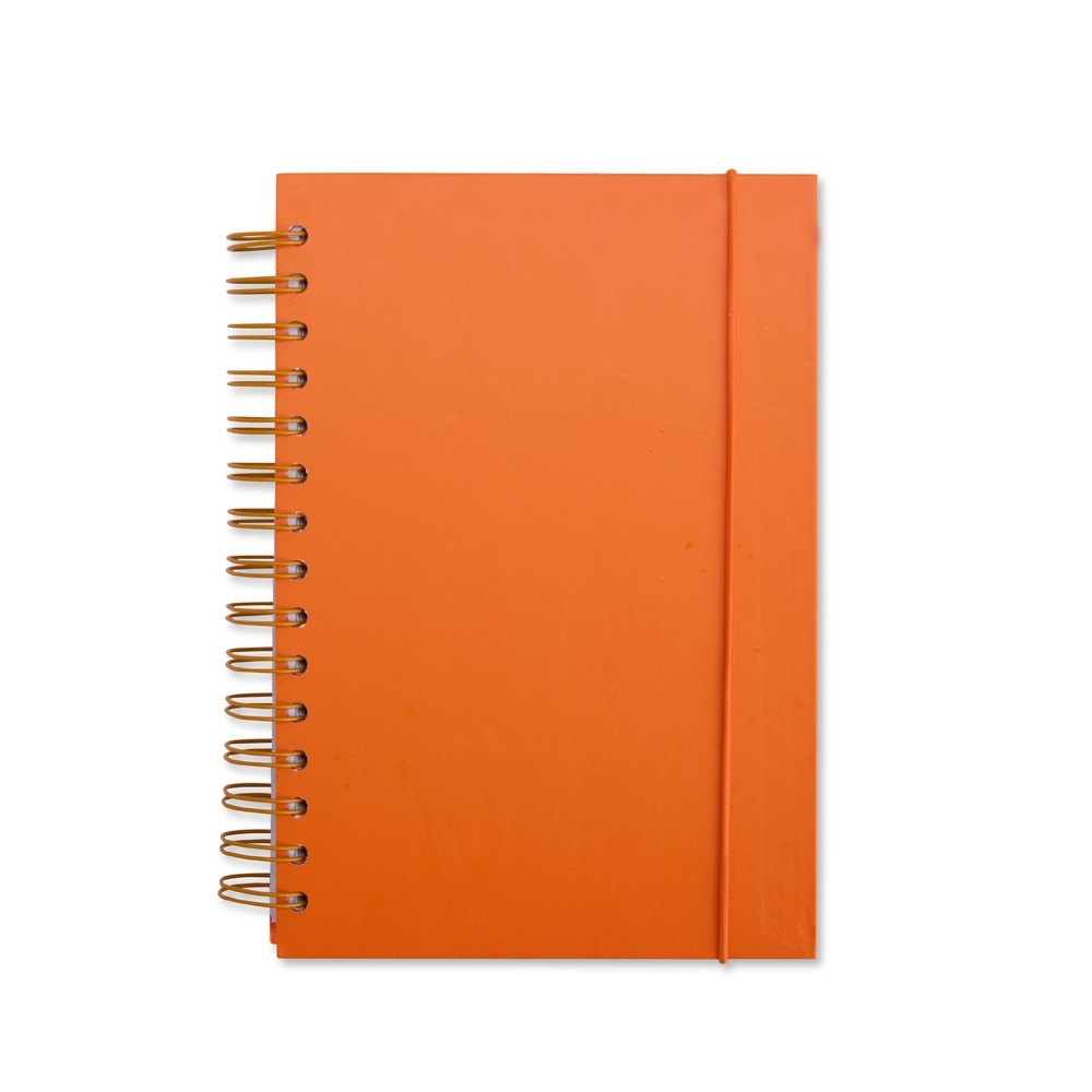 CADERNO COUCHÊ SPX-19047-LAR NA COR LARANJA
