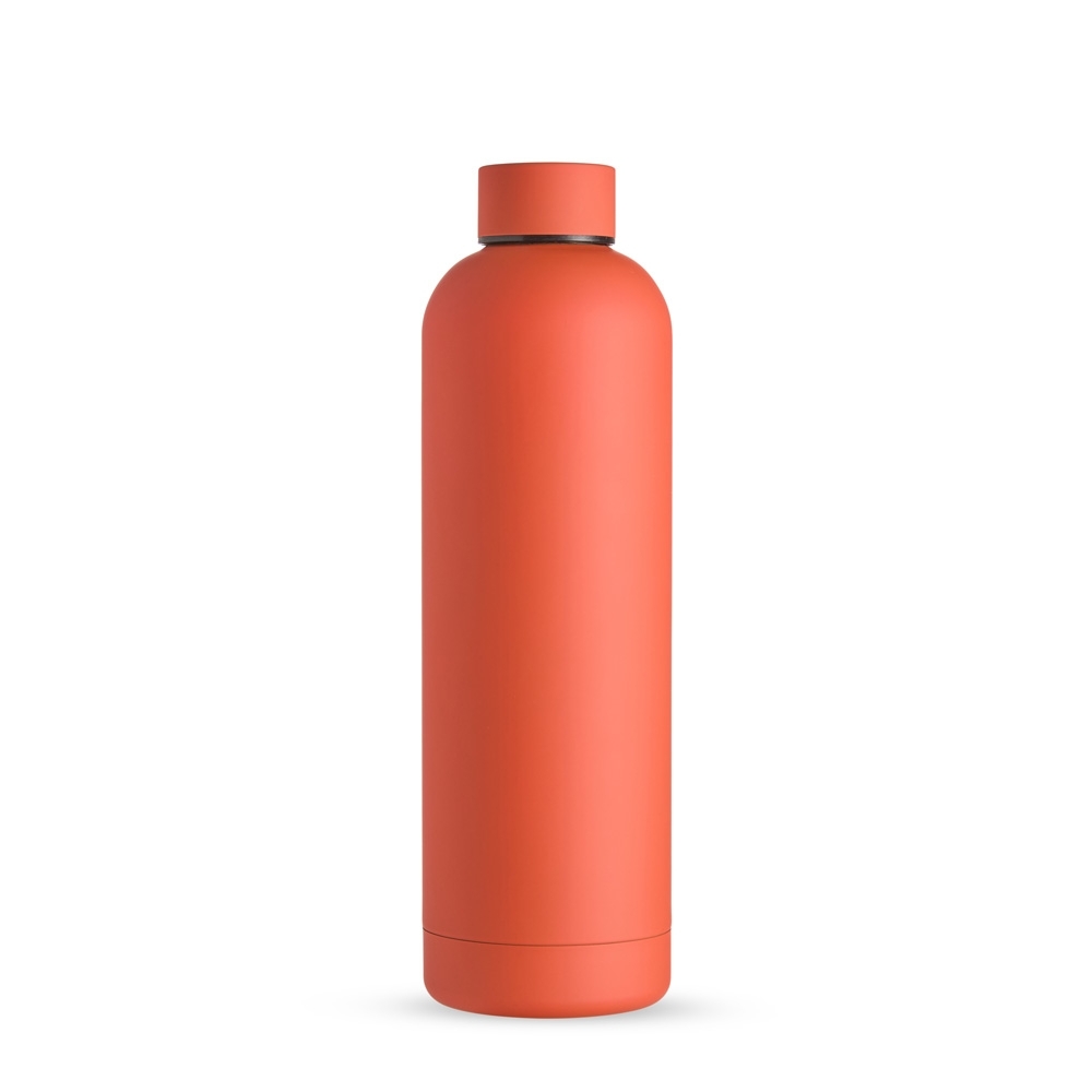 GARRAFA INOX PAREDE DUPLA 750ML SPX-E@09071-LAR NA COR LARANJA