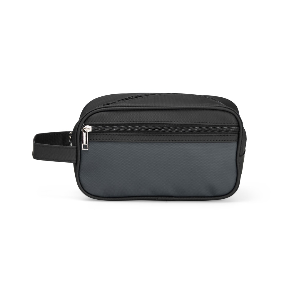 NÉCESSAIRE COURO SINTÉTICO SPX-19022-PRE/CIN NA COR PRETO