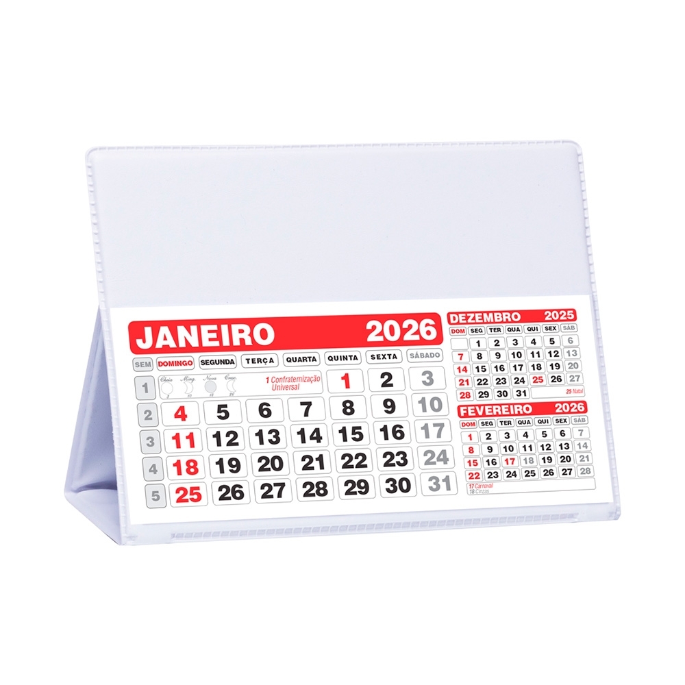 BASE PARA CALENDÁRIO SPX-12657-BCO/BCO NA COR BRANCO