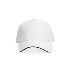 BONÉ POLIÉSTER ABA CURVA COM TELA SPX-09353-BCO NA COR BRANCO