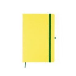 CADERNETA PERCALUX  COM PAUTA SPX-15465P-AMA/VD NA COR AMARELO
