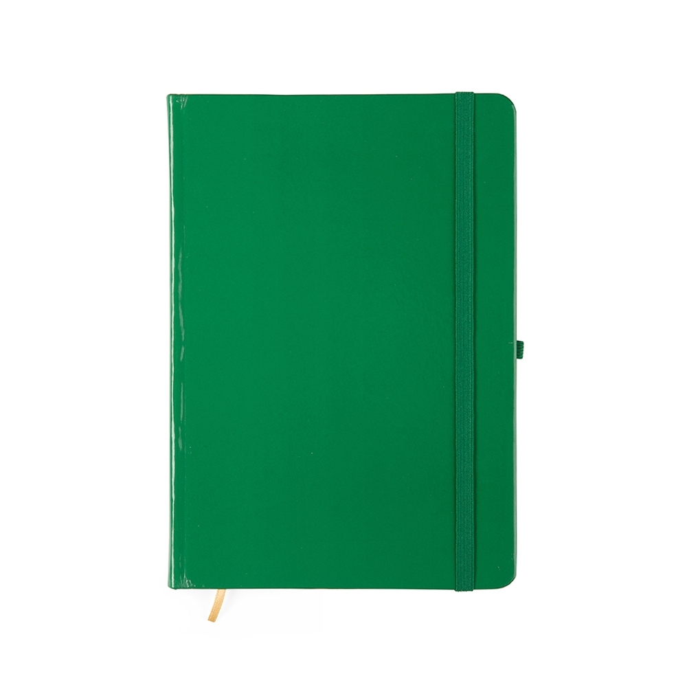 CADERNETA LAMINADA COM PAUTA SPX-15460P-VD NA COR VERDE