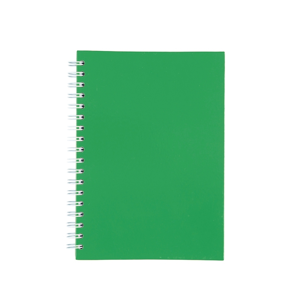 CADERNO CAPA FOSCA COM PAUTA SPX-15466F-VD NA COR VERDE