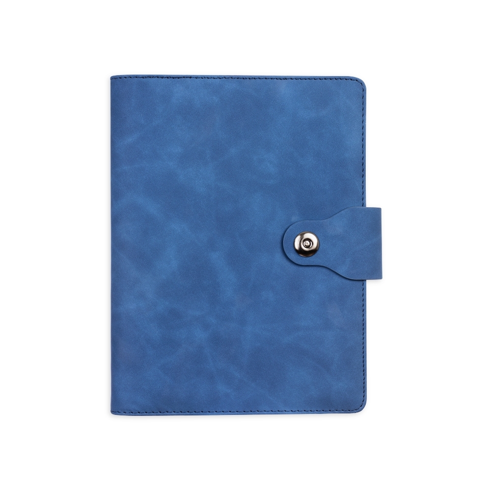 CADERNO FICHÁRIO PU SPX-19148-AZU NA COR AZUL
