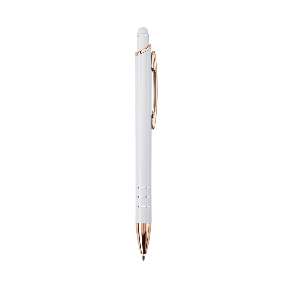 CANETA METAL TOUCH SPX-08161TF-BCO/COB NA COR BRANCO