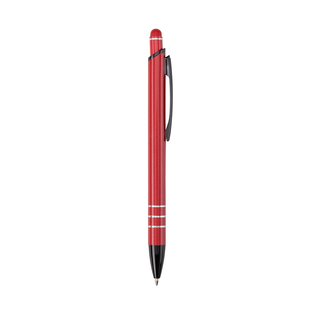CANETA METAL TOUCH SPX-08161TD-VM/PRE NA COR VERMELHO