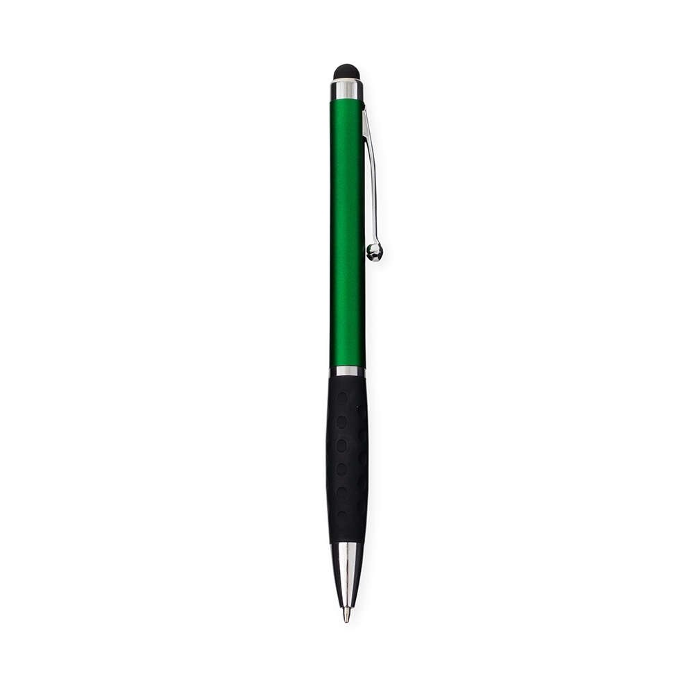 CANETA PLÁSTICA TOUCH SPX-09122-VD NA COR VERDE