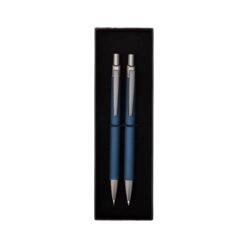 CONJUNTO CANETA E LAPISEIRA METAL SPX-15458-AZU NA COR AZUL