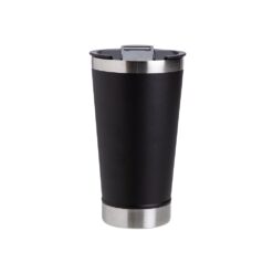 COPO INOX 500ML COM ABRIDOR SPX-09252-PRE NA COR PRETO
