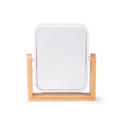 ESPELHO DE MESA BAMBU SPX-19101-BCO NA COR BRANCO