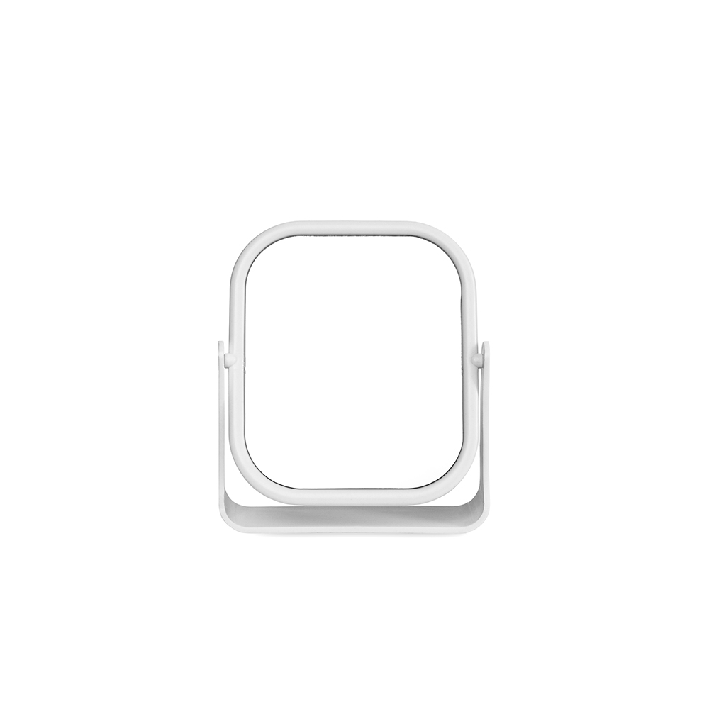 ESPELHO DE MESA PLÁSTICO SPX-19093-BCO NA COR BRANCO