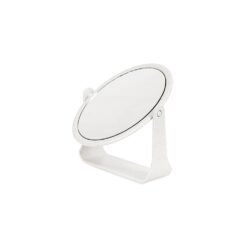 ESPELHO DE MESA PLÁSTICO SPX-19094-BEG NA COR BRANCO