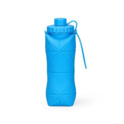 GARRAFA DOBRÁVEL SILICONE 600ML SPX-19170-AZU NA COR AZUL