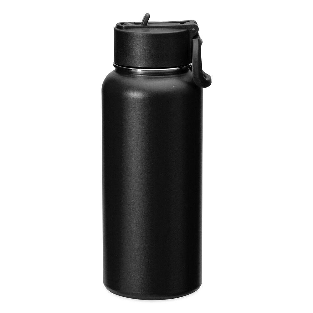GARRAFA TÉRMICA 900ML SPX-18916A-PRE NA COR PRETO