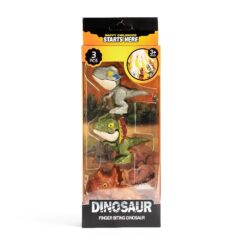 KIT DINOSSAUROS BRINQUEDO 3 PEÇAS SPX-P$BRINQ199-MIS NA COR COLORIDO