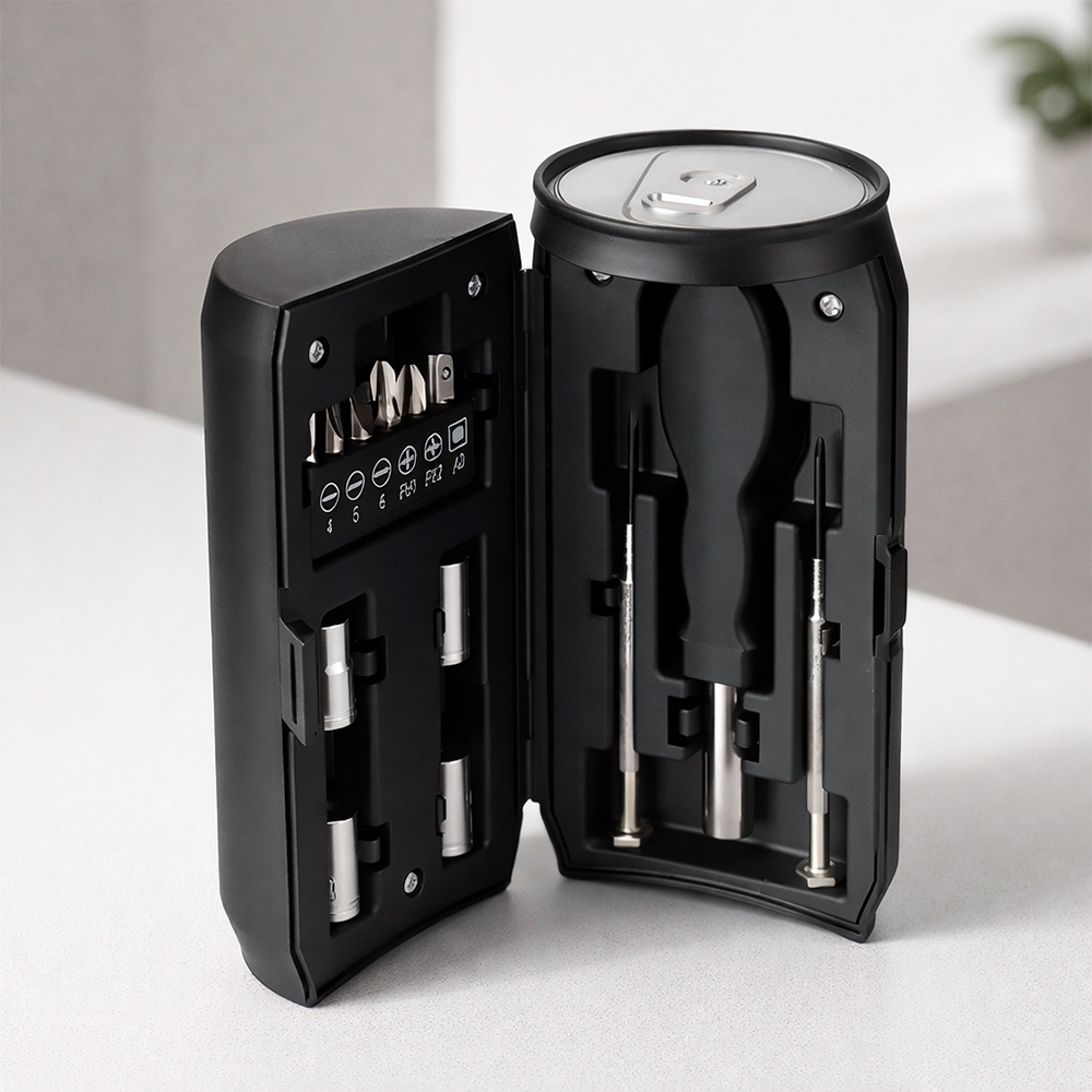 KIT FERRAMENTAS 13 PEÇAS SPX-19108-PRE NA COR PRETO
