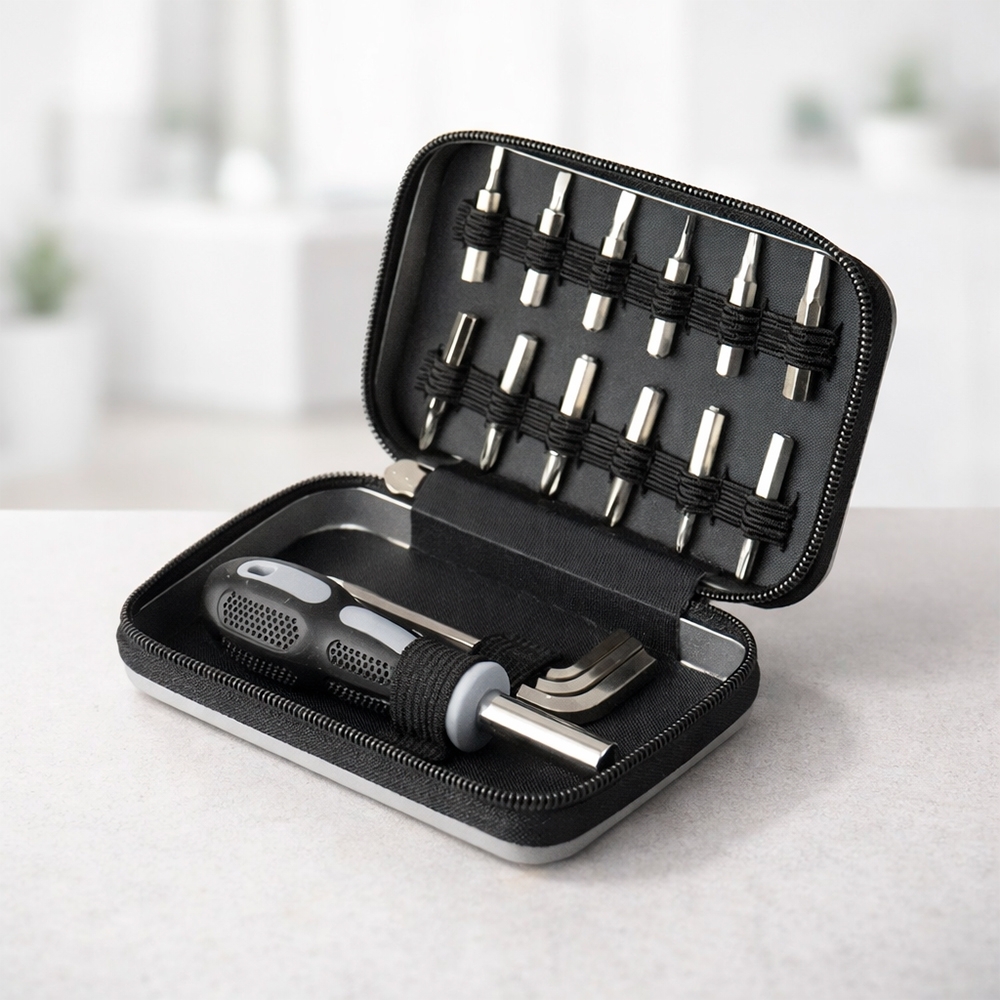 KIT FERRAMENTAS 16 PEÇAS SPX-19106-PRA NA COR PRATA