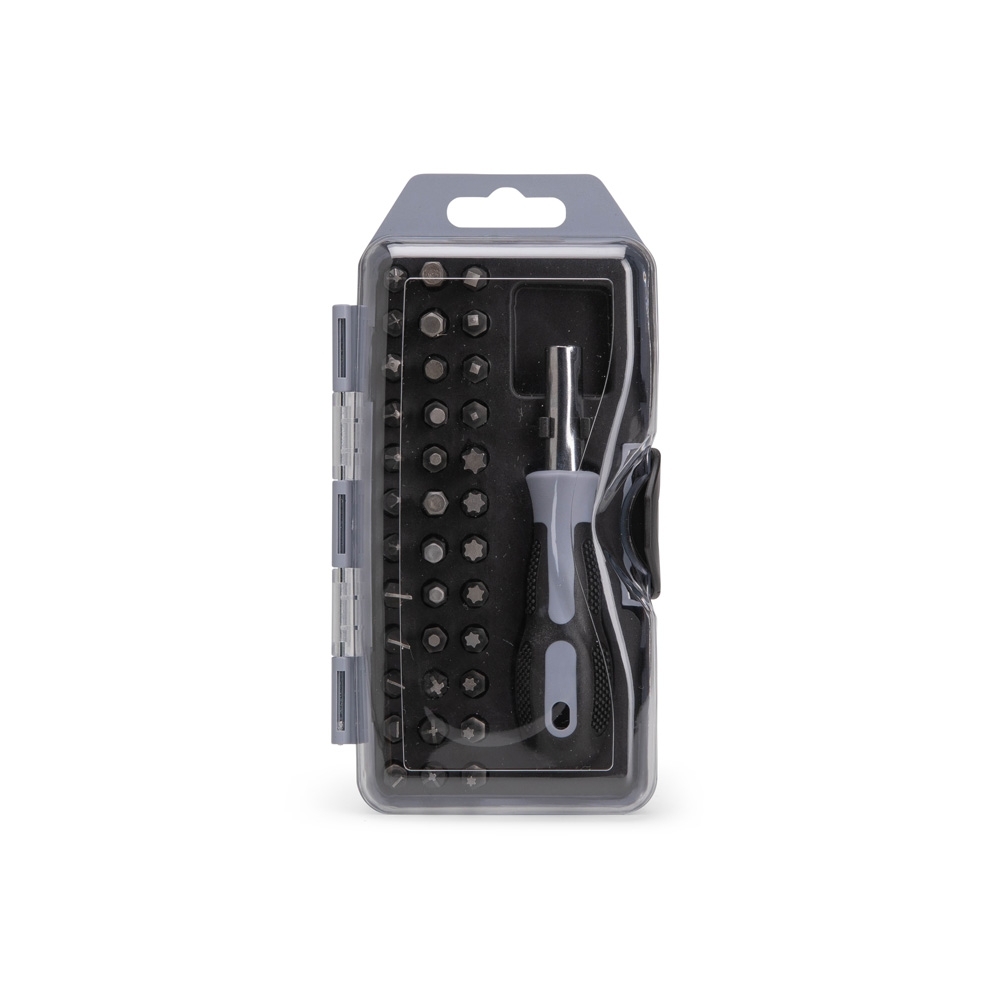 KIT FERRAMENTAS 37 PEÇAS SPX-19107-CIN NA COR CINZA