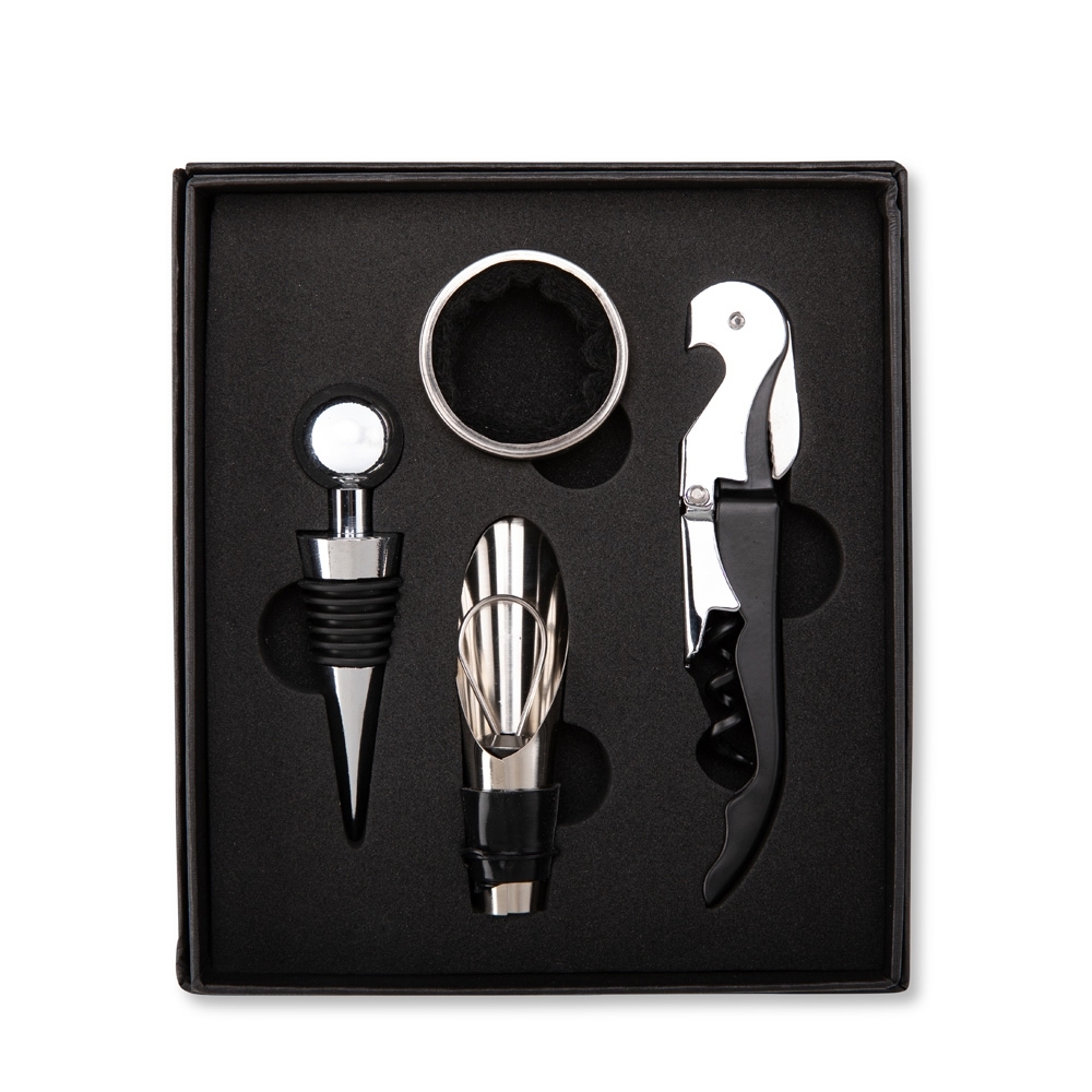 KIT VINHO 4 PEÇAS SPX-19120-PRE NA COR PRETO
