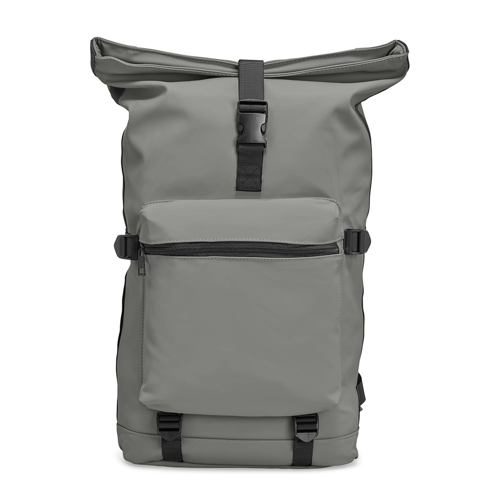 MOCHILA DE COURO SINTÉTICO 41L SPX-07033-CZC NA COR CINZA