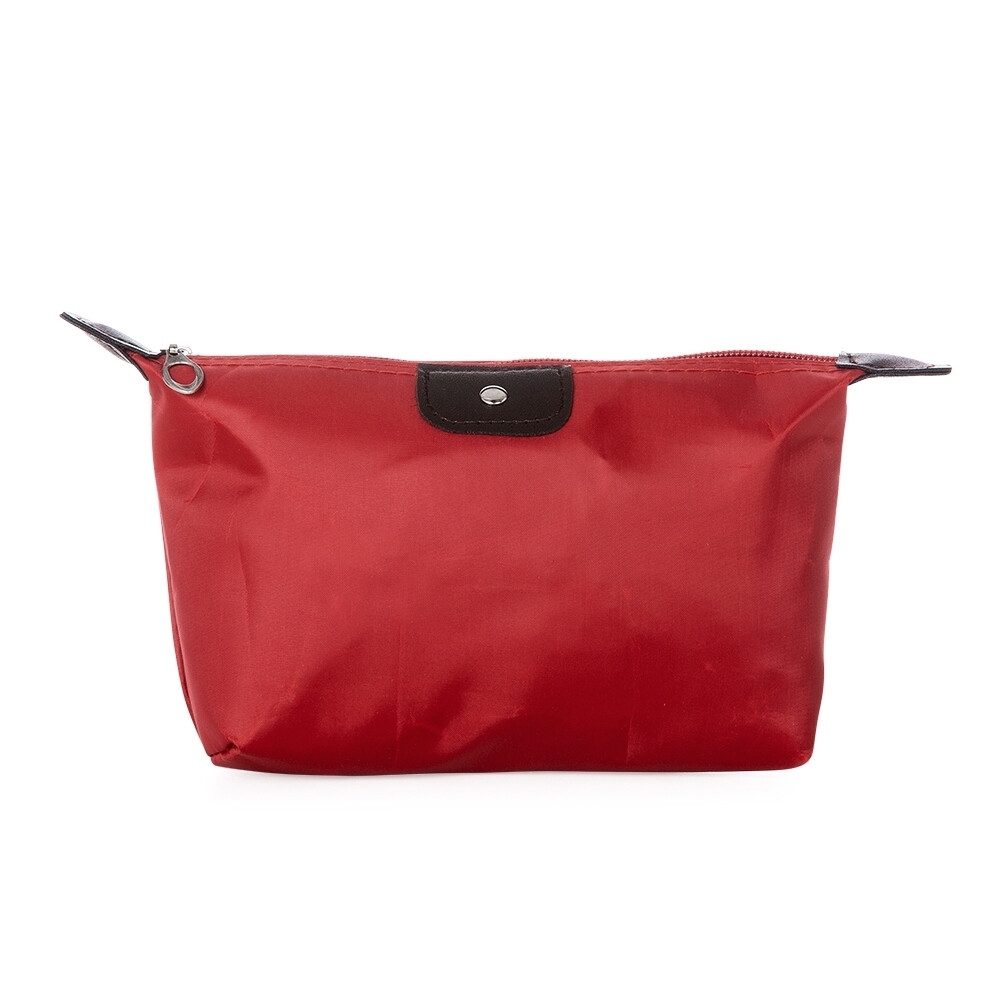 NECESSAIRE EM POLIESTER IMPERMEÁVEL SPX-18516-VM1/MAR NA COR VERMELHO