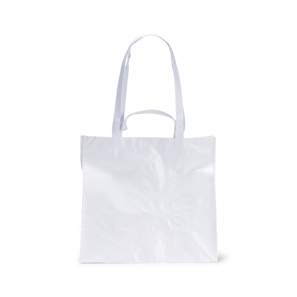 SACOLA PP LAMINADO SPX-09245-BCO NA COR BRANCO